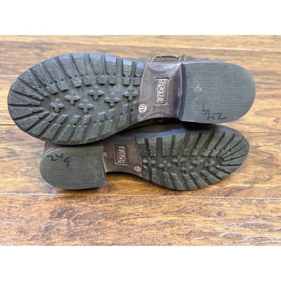 TAOS Craft Brown Suede Block Heel Ankle Boots, Sz 40 (9-9.5) - Picture 9 of 12